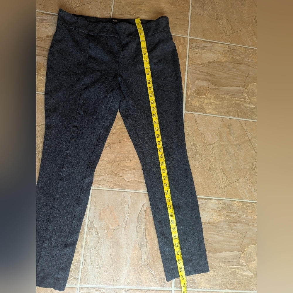 Woman's Dalia Classic Pull On Dark Gray Dress Pants/Trousers- Size 12 - Picture 3 of 5